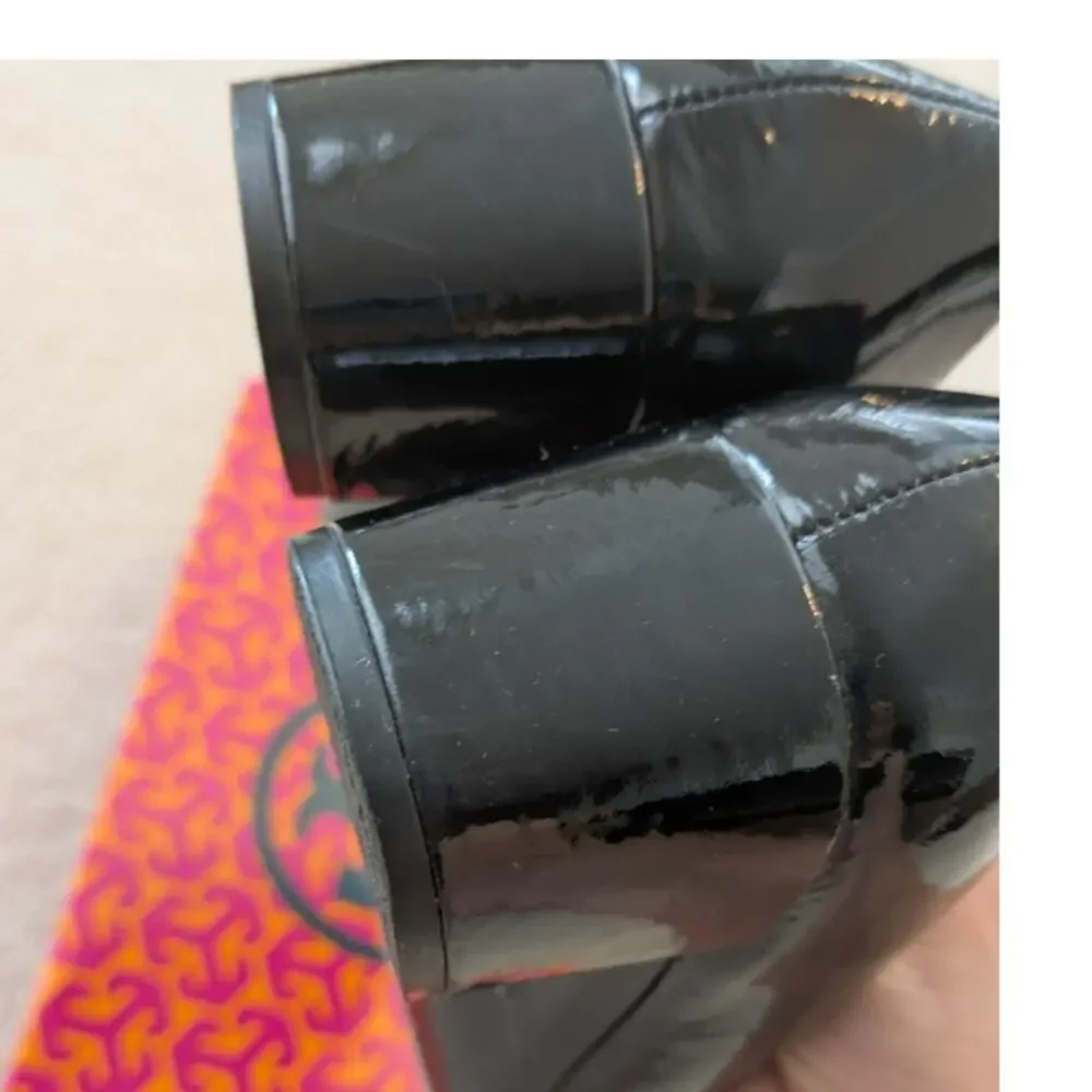 Women's Tory Burch Black Patent Leather Pumps